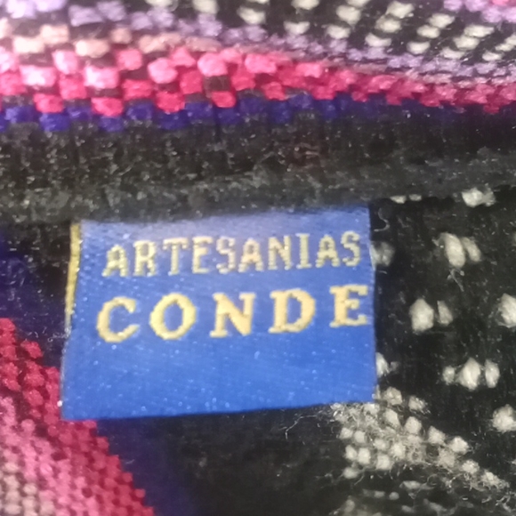 Cancun Mexico Stitched Nylon/Cotton Backpack - Picture 4 of 5